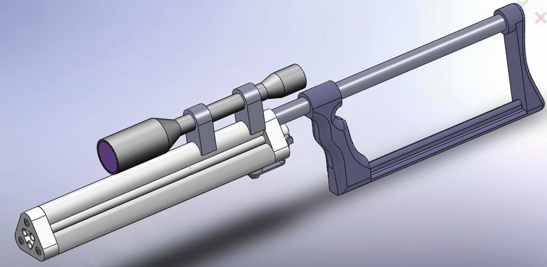 3D модель Ручная раскраска арбалета - TurboSquid 